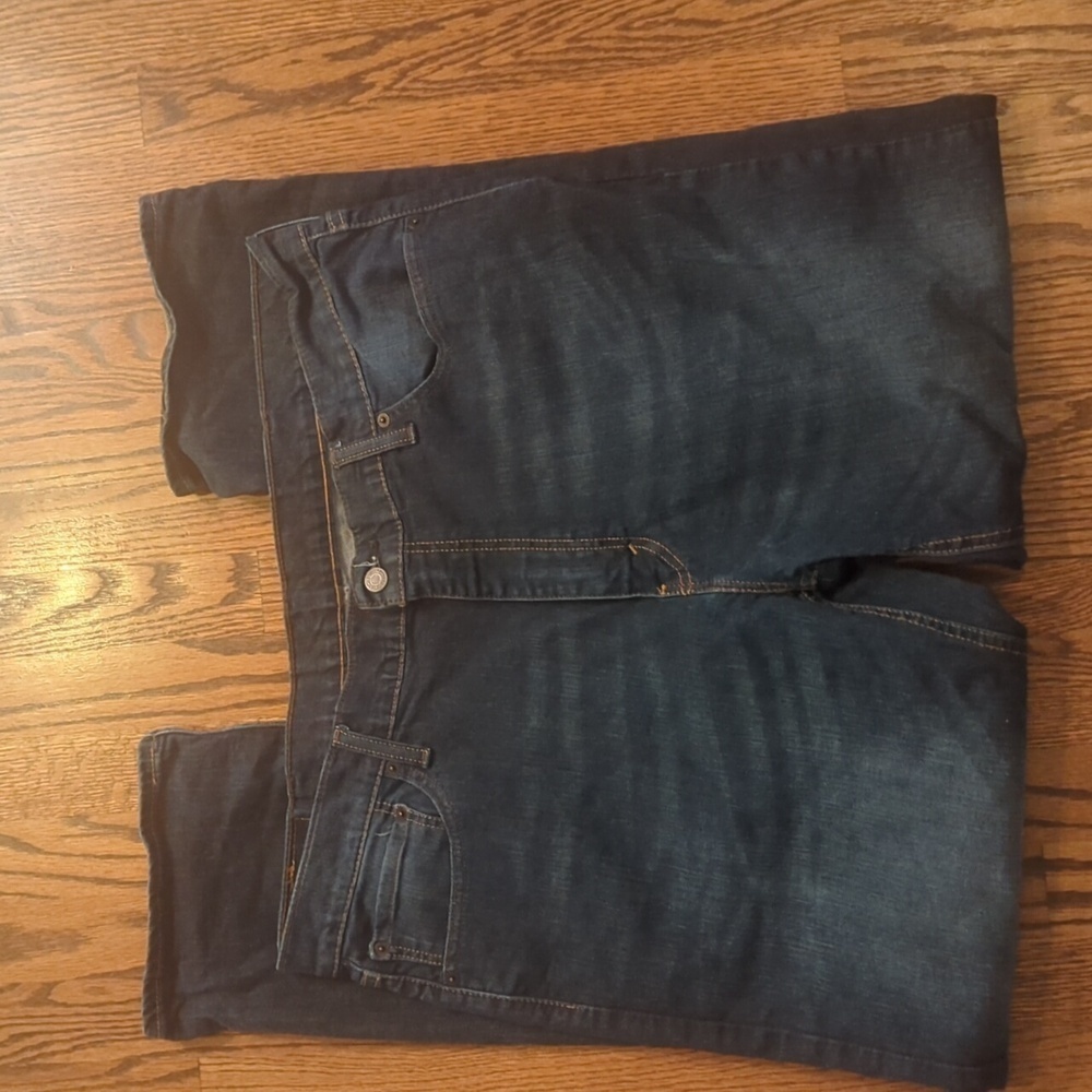 Levi' 541 Vintage Wash Dark Blue Relaxed Fit Casual Denim Jeans W40 L32 - Picture 3 of 9